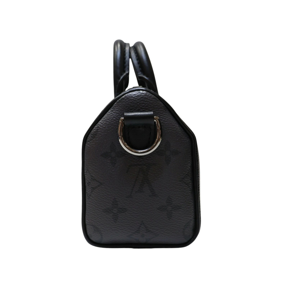 LOUIS VUITTON Keepall Shoulder bag Handbag Monogram Eclipse Black Reverse - Picture 5 of 9